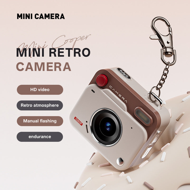 Mini Retro Keychain Camera