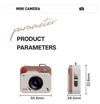 Mini Retro Keychain Camera